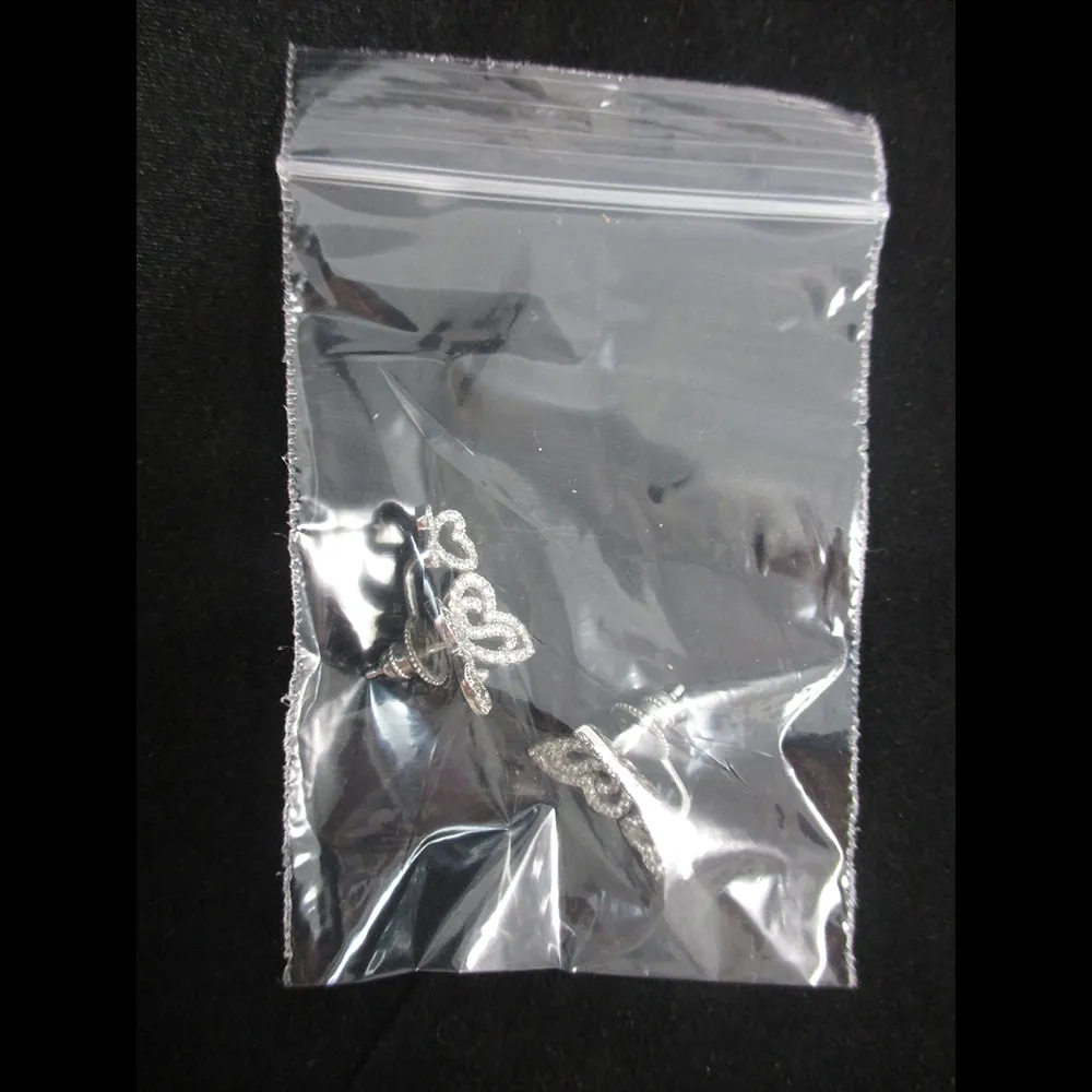 200 Baggies W 2"X3" H Small Reclosable Seal Clear Plastic Poly Bag 2.5ml