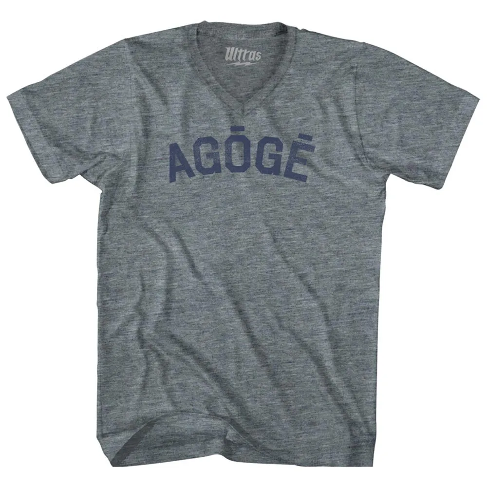 Agoge Tri-Blend V-neck Womens Junior Cut T-shirt