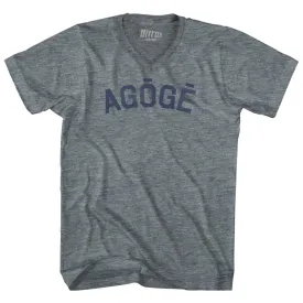 Agoge Tri-Blend V-neck Womens Junior Cut T-shirt