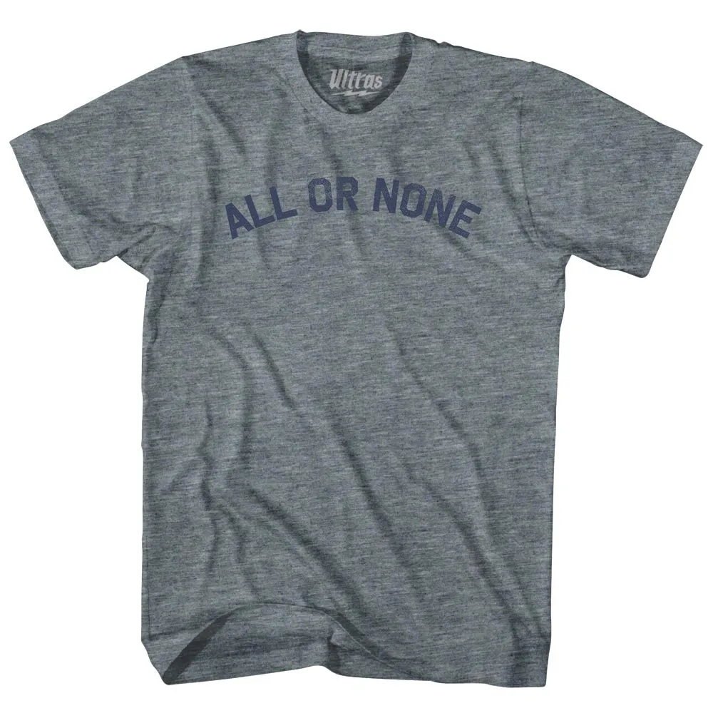 All Or None Womens Tri-Blend Junior Cut T-Shirt