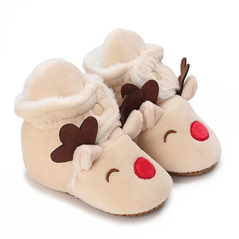 Baby Boys and Girls Anti-Slip Winter Warm Snow Boots