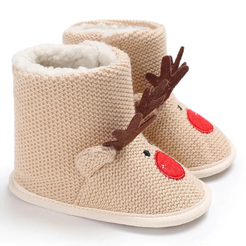 Baby Boys and Girls Anti-Slip Winter Warm Snow Boots