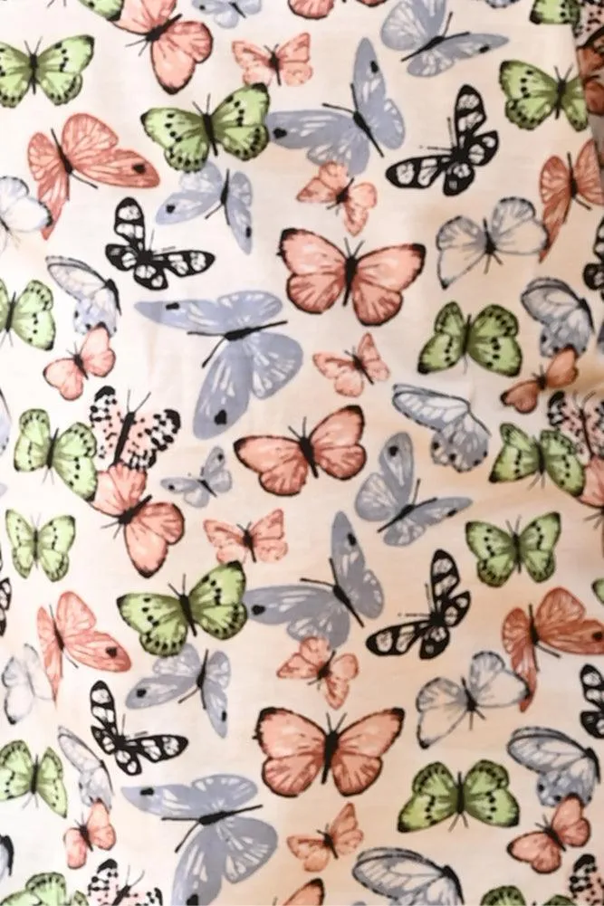BUTTERFLY FUN NIGHT DRESS- WHITE