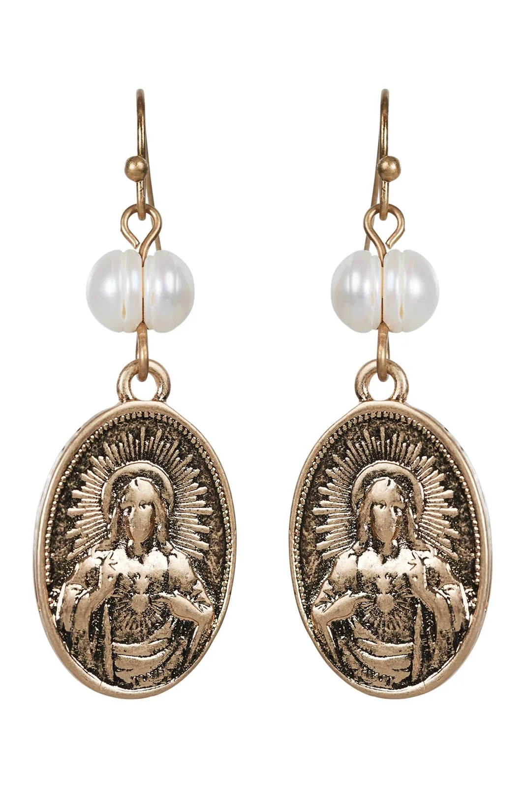 Capella Drop Earring - Angel Pearl