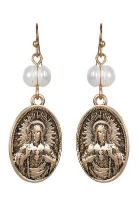Capella Drop Earring - Angel Pearl