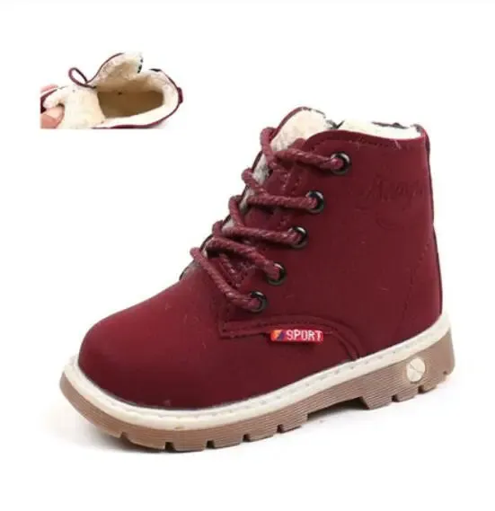 Casual Antislip Winter Boots for Kids Boys Girls