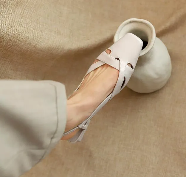 Casual Women Sandals Buckle Strap Footwear Heels Women