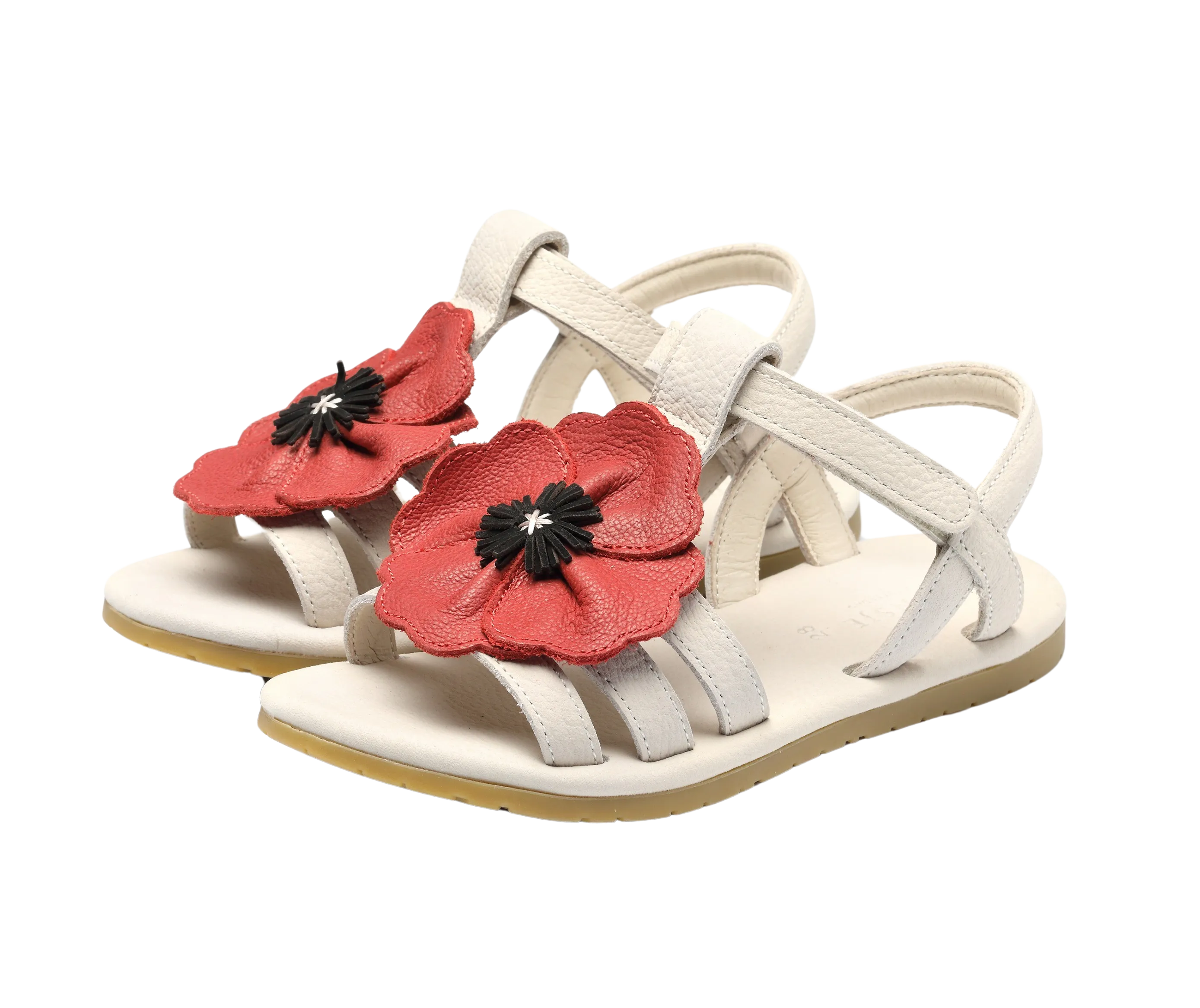 Iles Fields Sandals | Poppy | Red Clay Leather