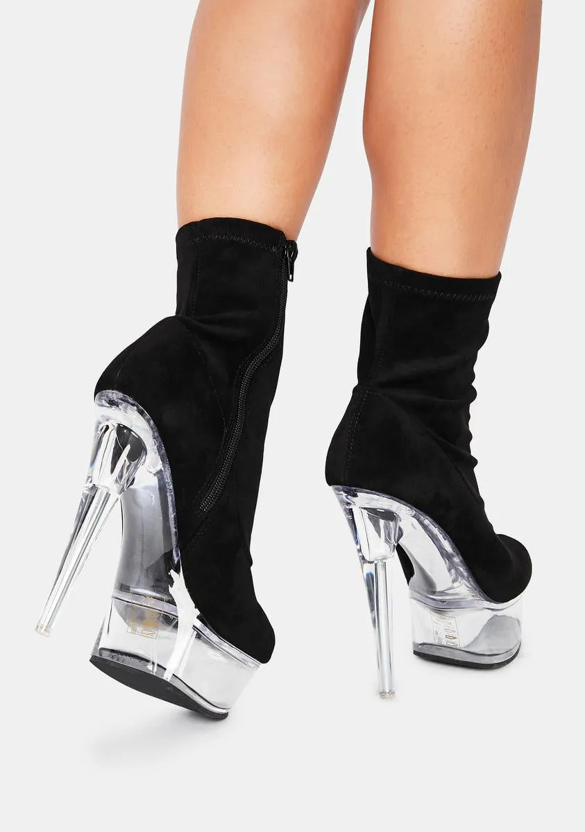Kyky Clear Sock Booties