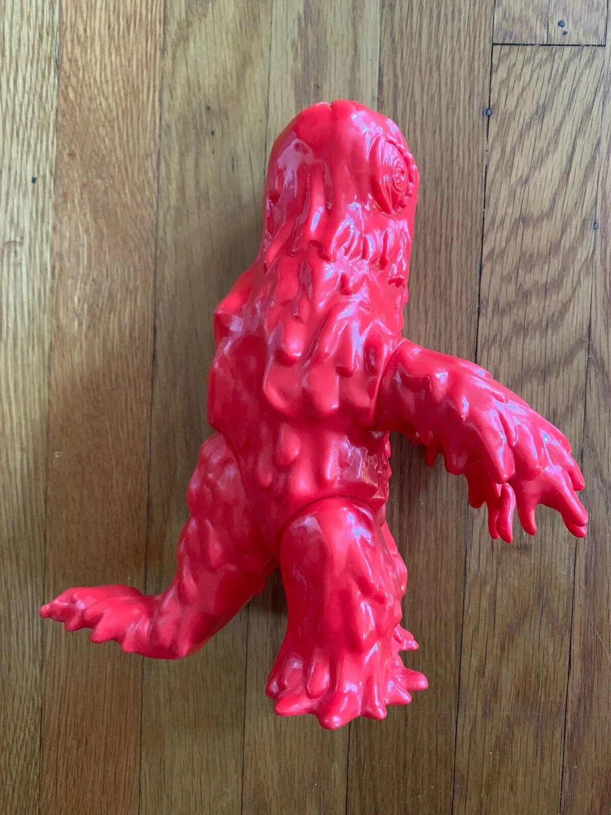 Marusan Hedorah Smog Monster Retro Sofubi Unpainted Red Sofvi Godzilla Kaiju Soft Vinyl Figure