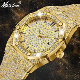 Men Luxury Brand Diamond Watches