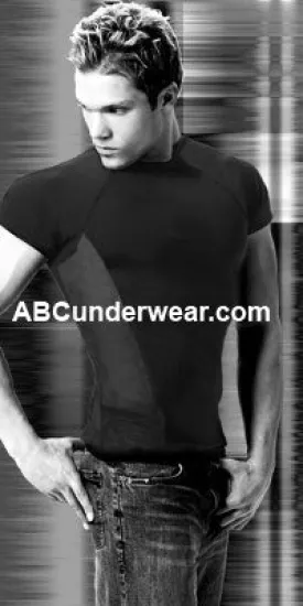 Microfiber and Netting T-Shirt