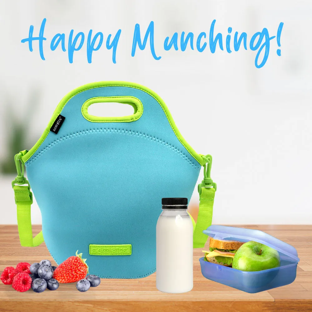 Neoprene Lunch Bags - Blue