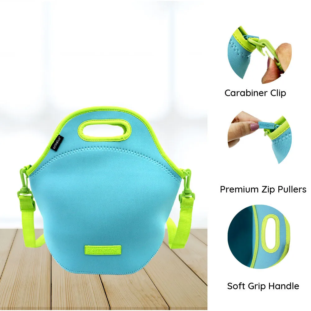 Neoprene Lunch Bags - Blue