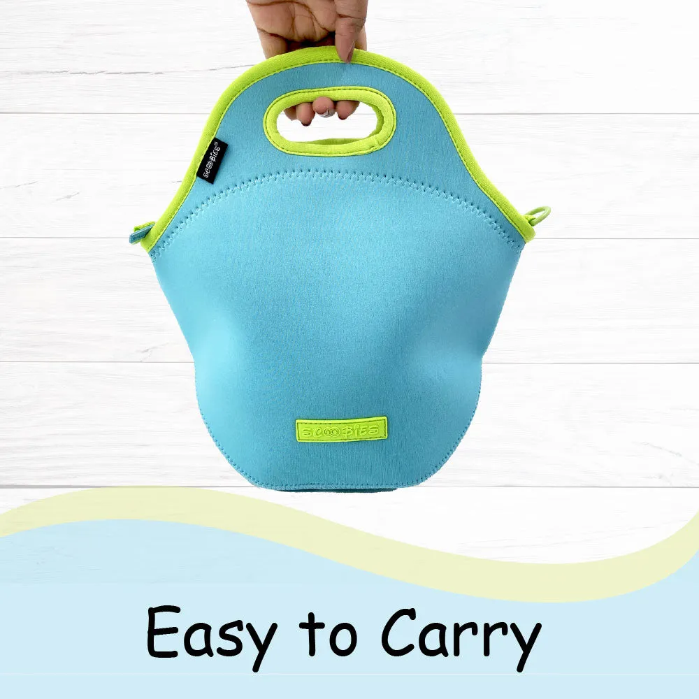 Neoprene Lunch Bags - Blue