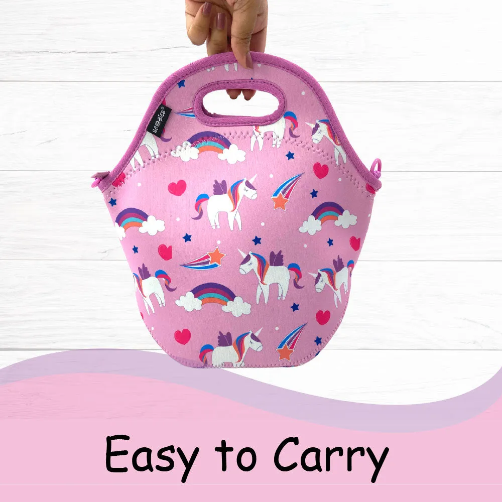 Neoprene Lunch Bags - Pink