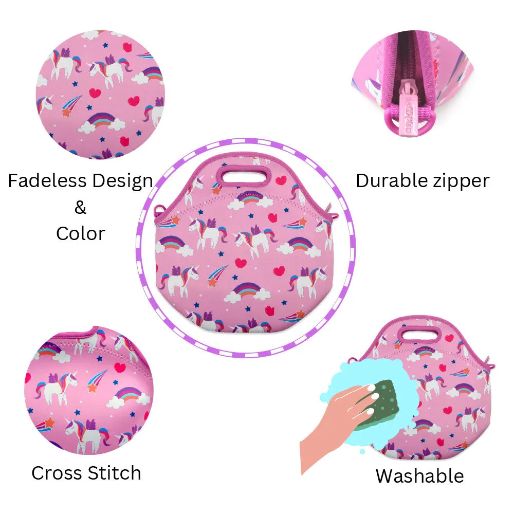 Neoprene Lunch Bags - Pink