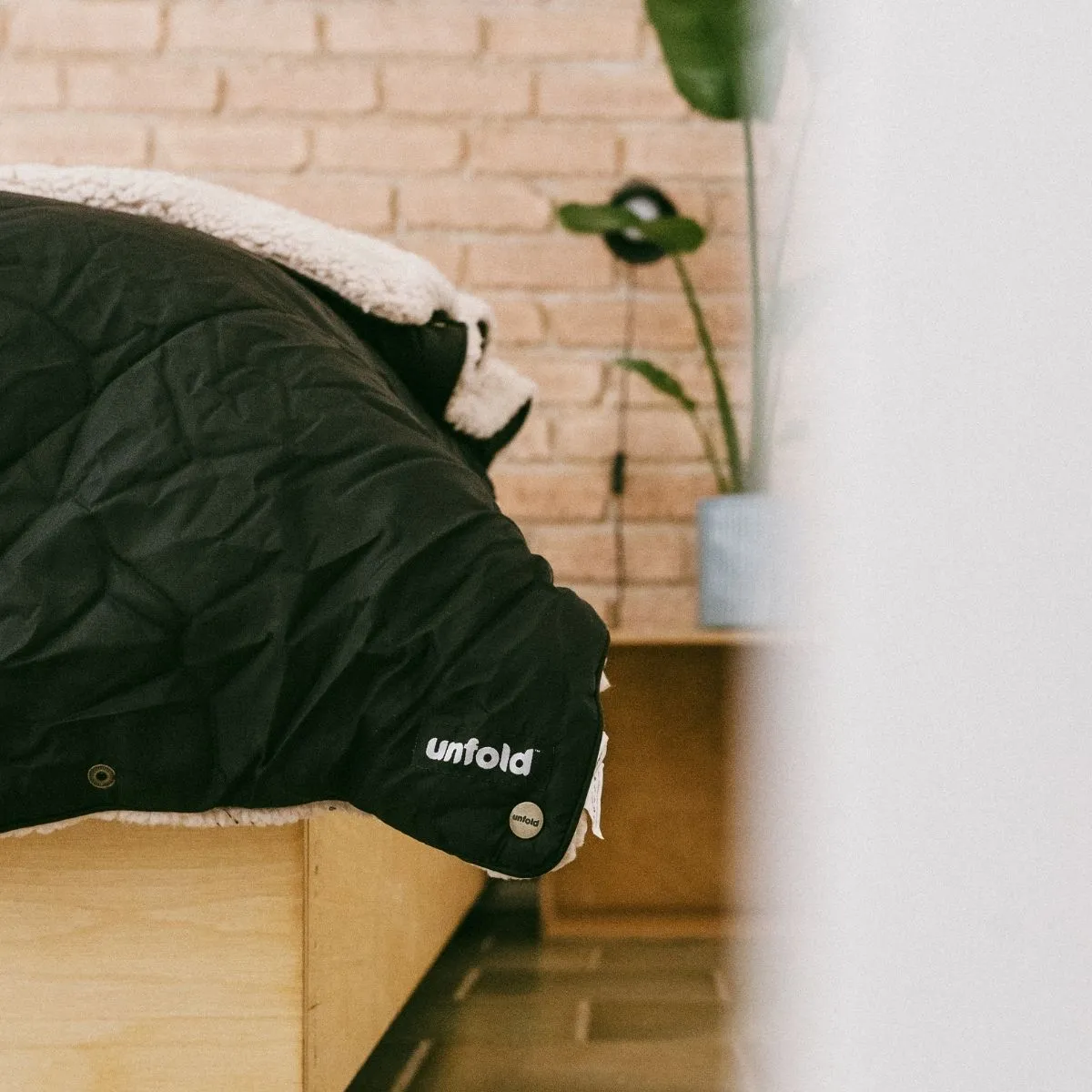 Outdoor-Kuscheldecke Schwarz