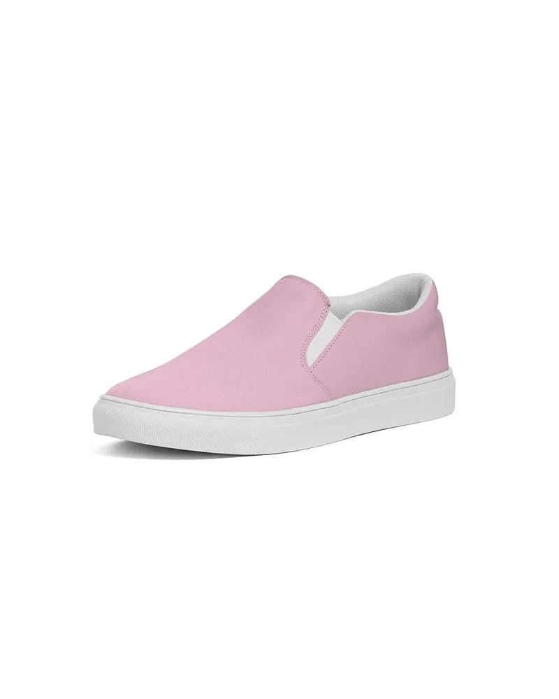 Pale Pastel Magenta Slip-On Canvas Sneakers | Men's | Bright Pale Pastel Magenta | C0M30Y0K0