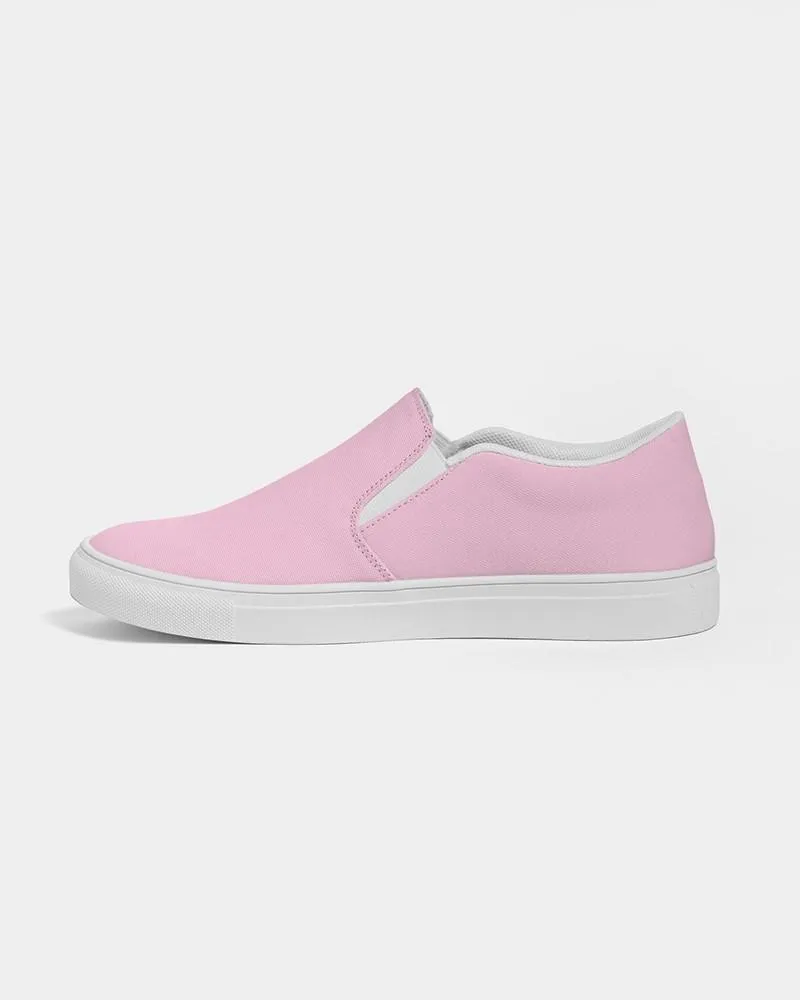 Pale Pastel Magenta Slip-On Canvas Sneakers | Men's | Bright Pale Pastel Magenta | C0M30Y0K0