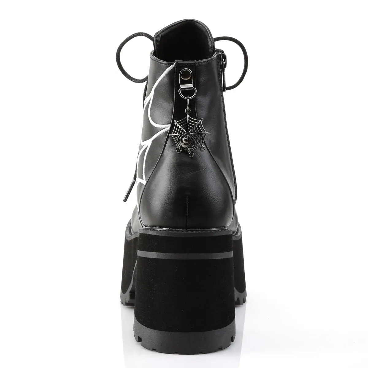 RANGER-105 DemoniaCult Black Vegan Leather Sexy Women's Ankle Boots (Alternative Footwear)