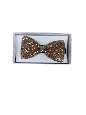 Rose Gold Rhinestone Bowtie Brand Q
