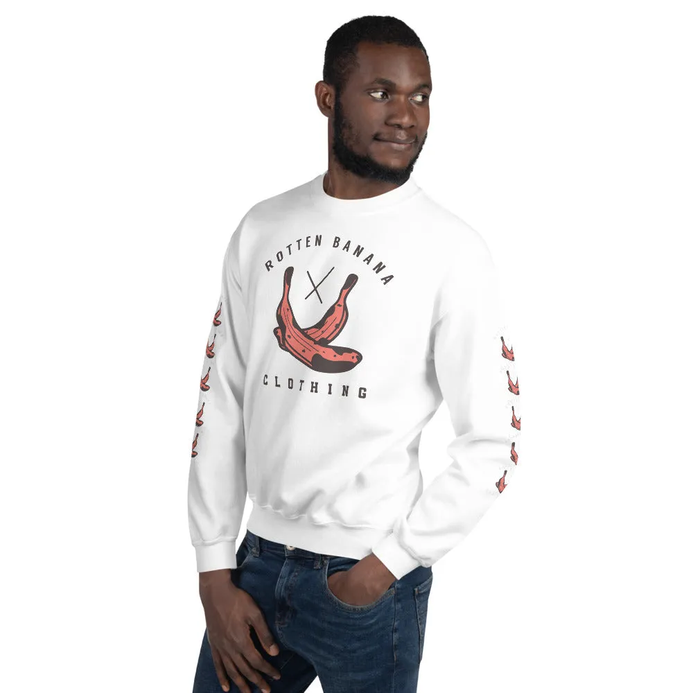 Rotten Banana Clothing Unisex Sweatshirt Coral