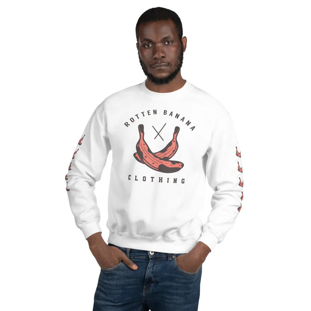 Rotten Banana Clothing Unisex Sweatshirt Coral