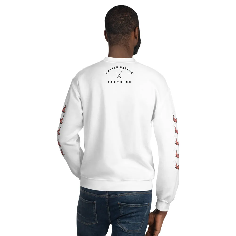 Rotten Banana Clothing Unisex Sweatshirt Coral