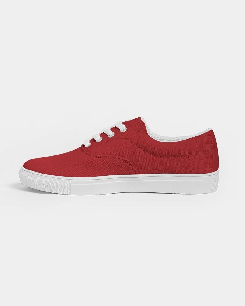 Shaded Red Canvas Sneakers | Women's | C0M100Y100K30