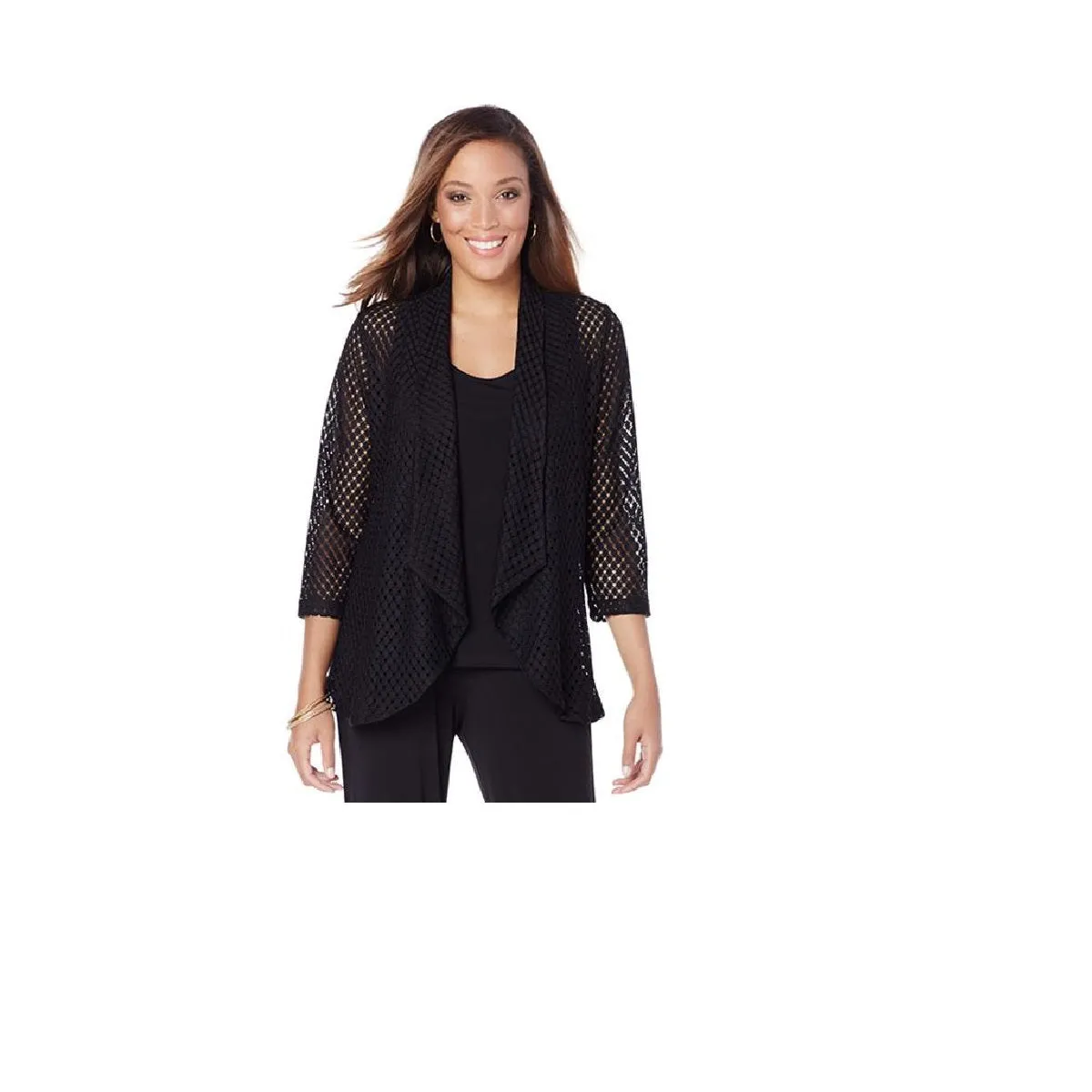 Slinky Brand Crochet Jacket and Tank