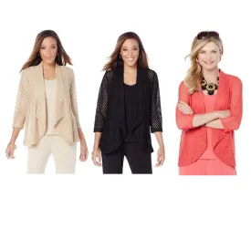 Slinky Brand Crochet Jacket and Tank